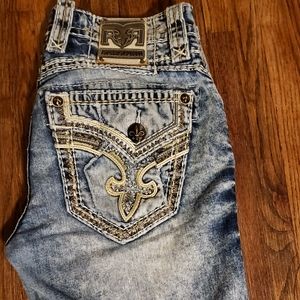 Mens Rock Revival Jeans
